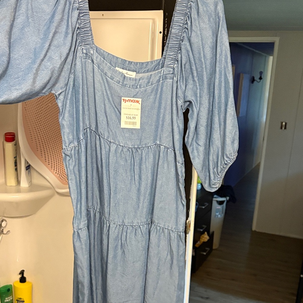 Blue Midi Dress
